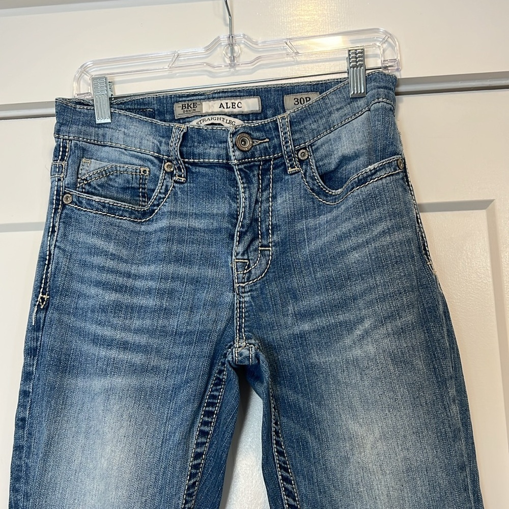 BKE Alec Straight Leg Denim Jeans size 30R. - Picture 3 of 12